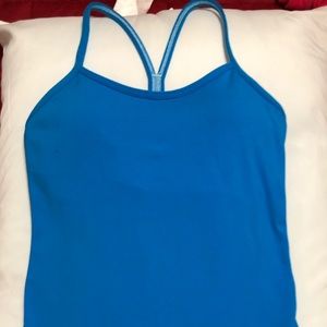 Lululemon Power Y tank size 2 royal blue